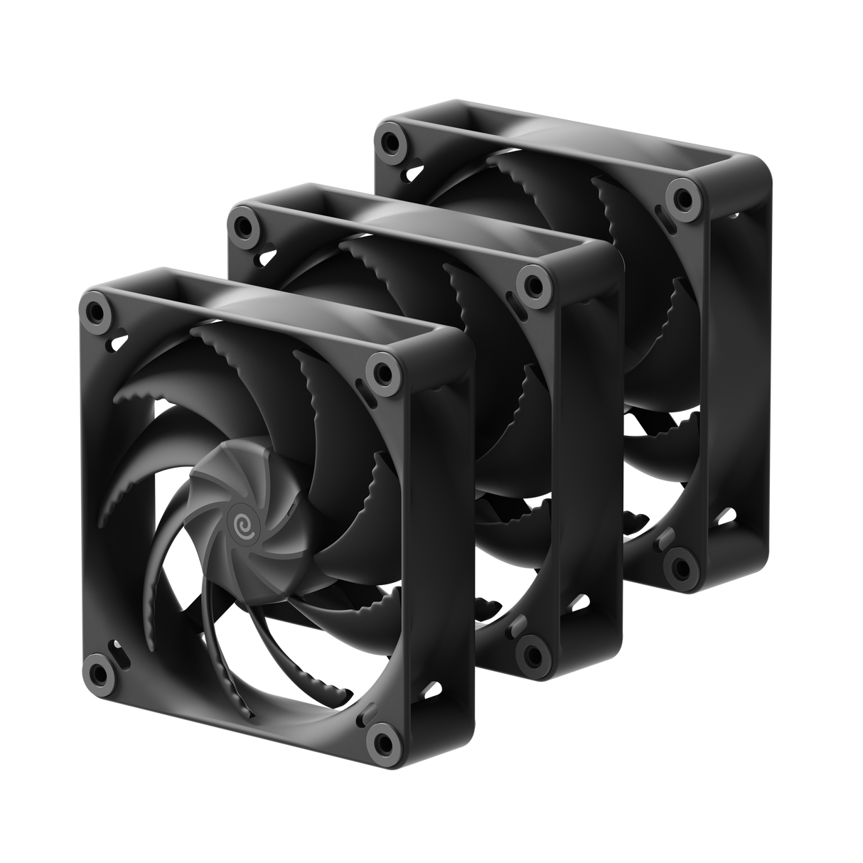 HAVN H12 – Sort 120 mm performance blæser med høj luftgennemstrømning HAVN