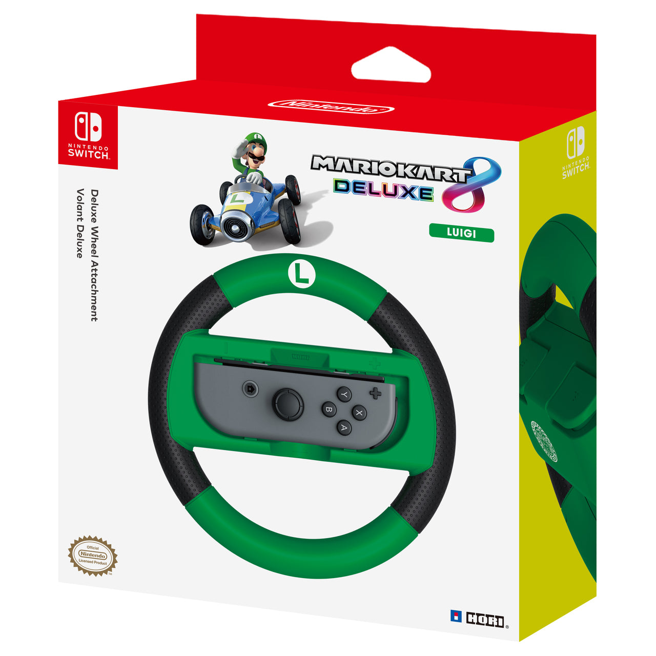 Mario Kart 8 Deluxe - Racing Wheel Controller (Luigi) HORI