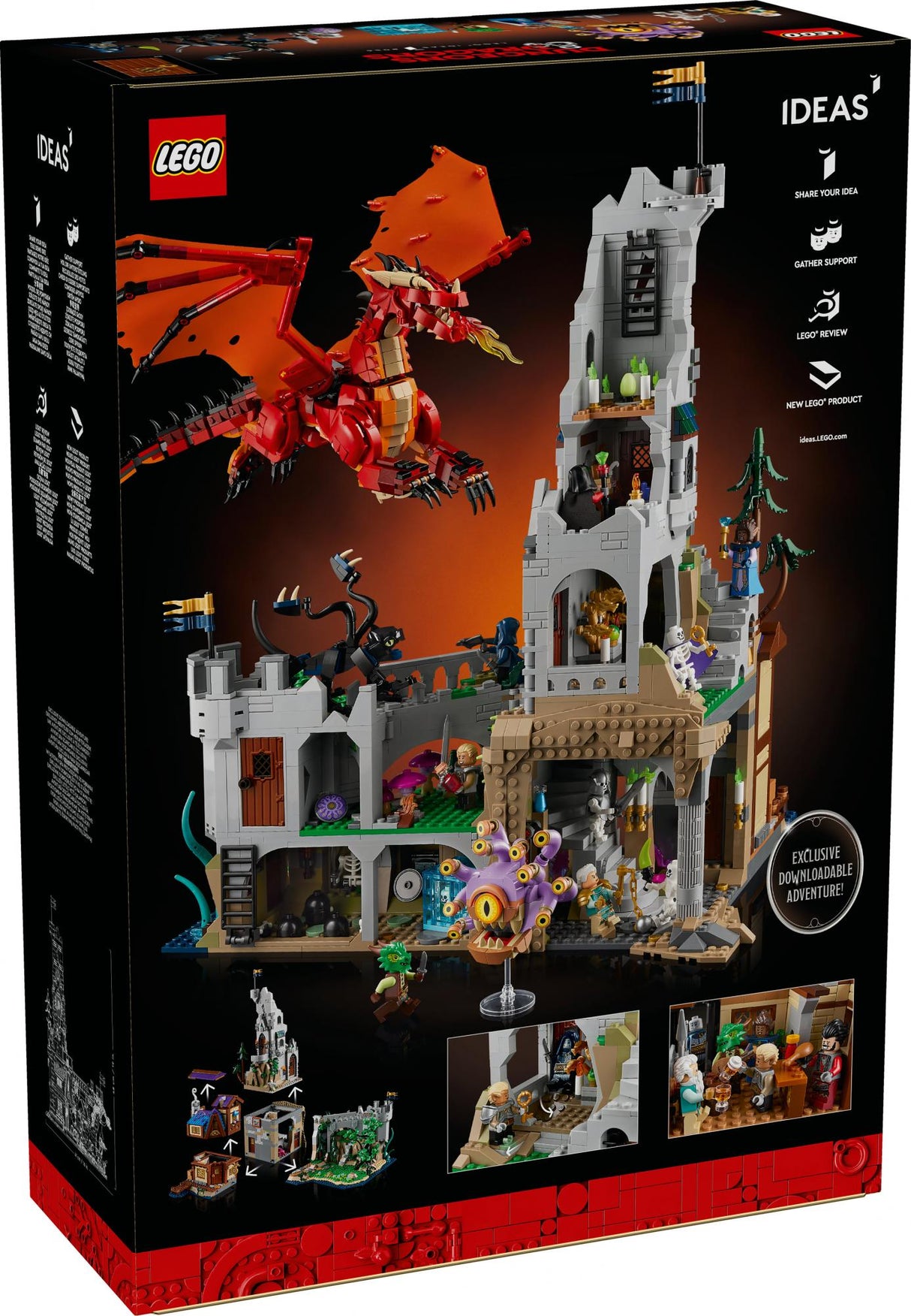 LEGO Ideas - Dungeons & Dragons: Red Dragon's Tale (21348.) LEGO