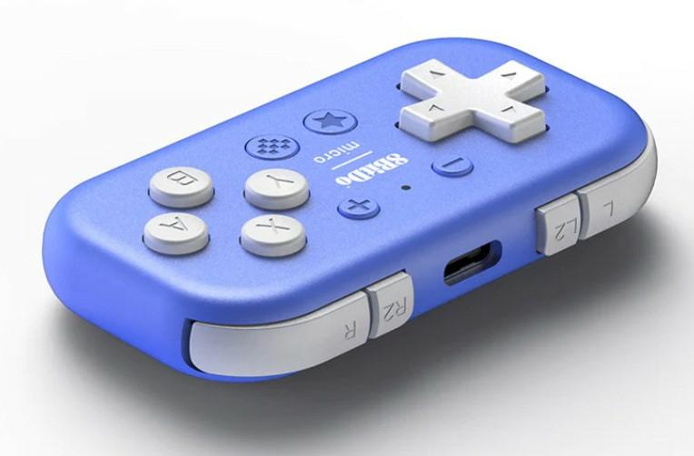 8BitDo Micro Bluetooth Gamepad - Blå 8Bitdo