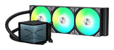 TRYX PANORAMA Upgraded 360mm AIO Liquid Cooler ARGB Black TRYX
