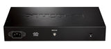 D-Link DGS-1016D/E – 16-port Gigabit-netværksswitch – bagside med netstrømstilslutning