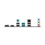 Bagpanel med USB, HDMI, DisplayPort og netværk