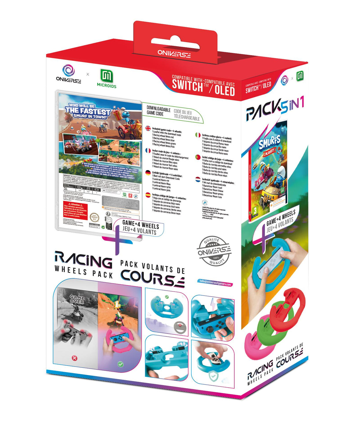 Oniverse 4 wheels + Smurfs Kart (Code in Box) ONIVERSE