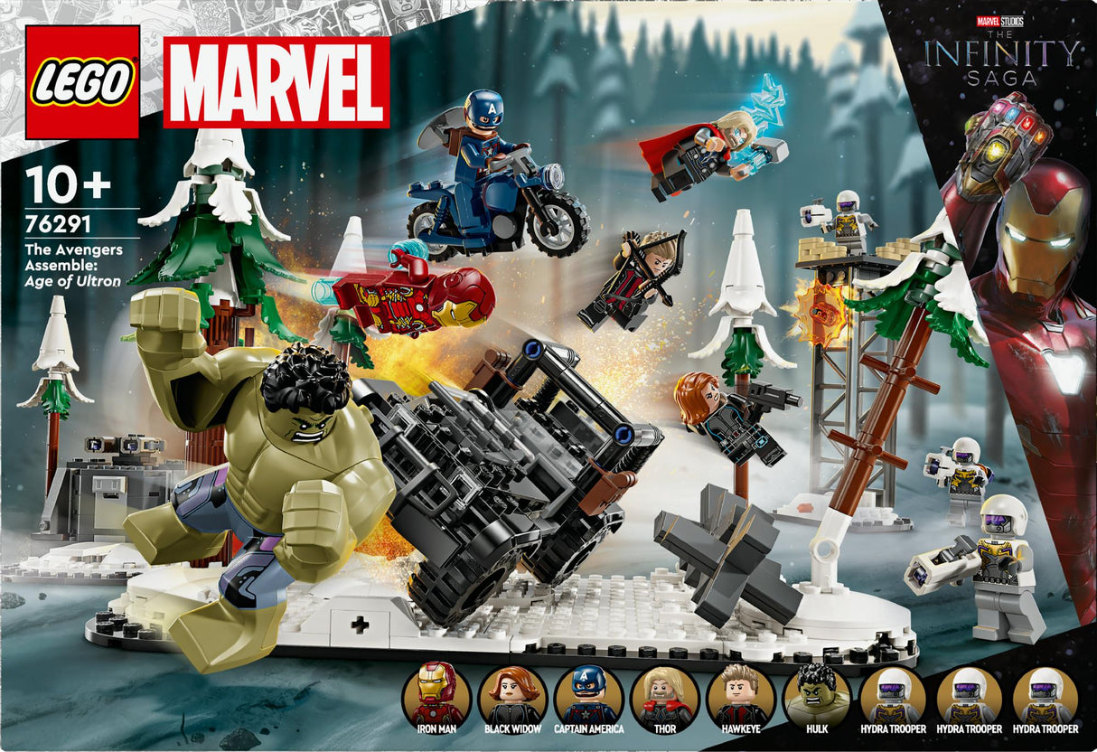 LEGO 76291 Marvel Super Heroes Avengers Assemble: Age of Ultron, construction toy LEGO