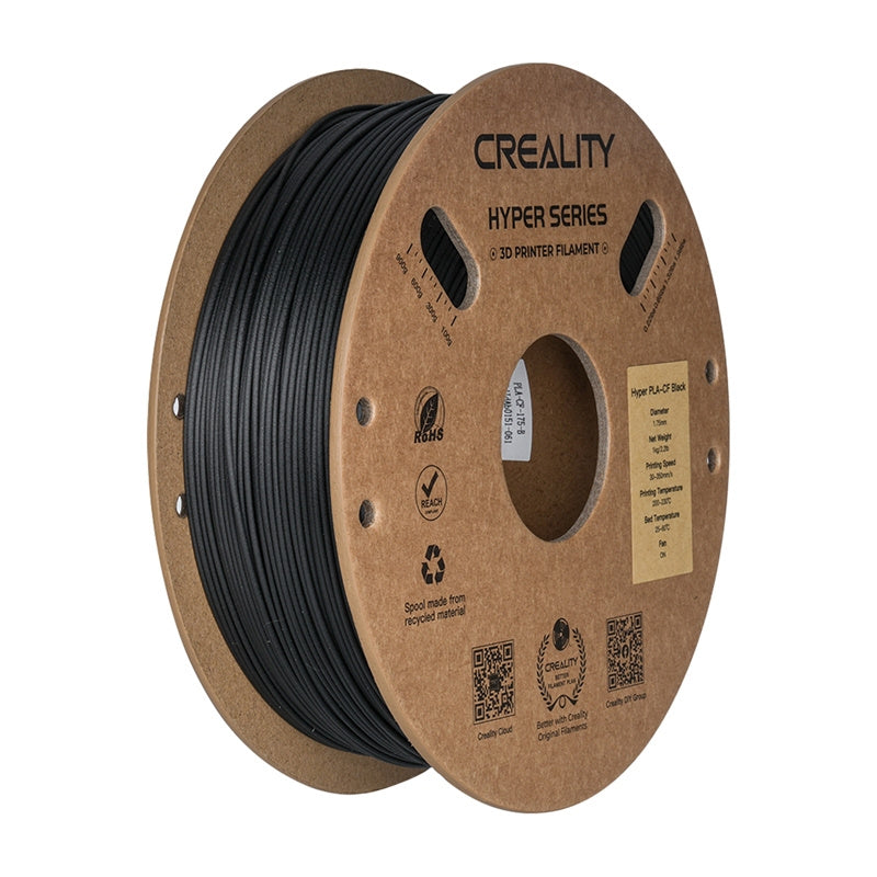 Creality Hyper PLA-CF filament – sort, 1 kg – produktvisning 2