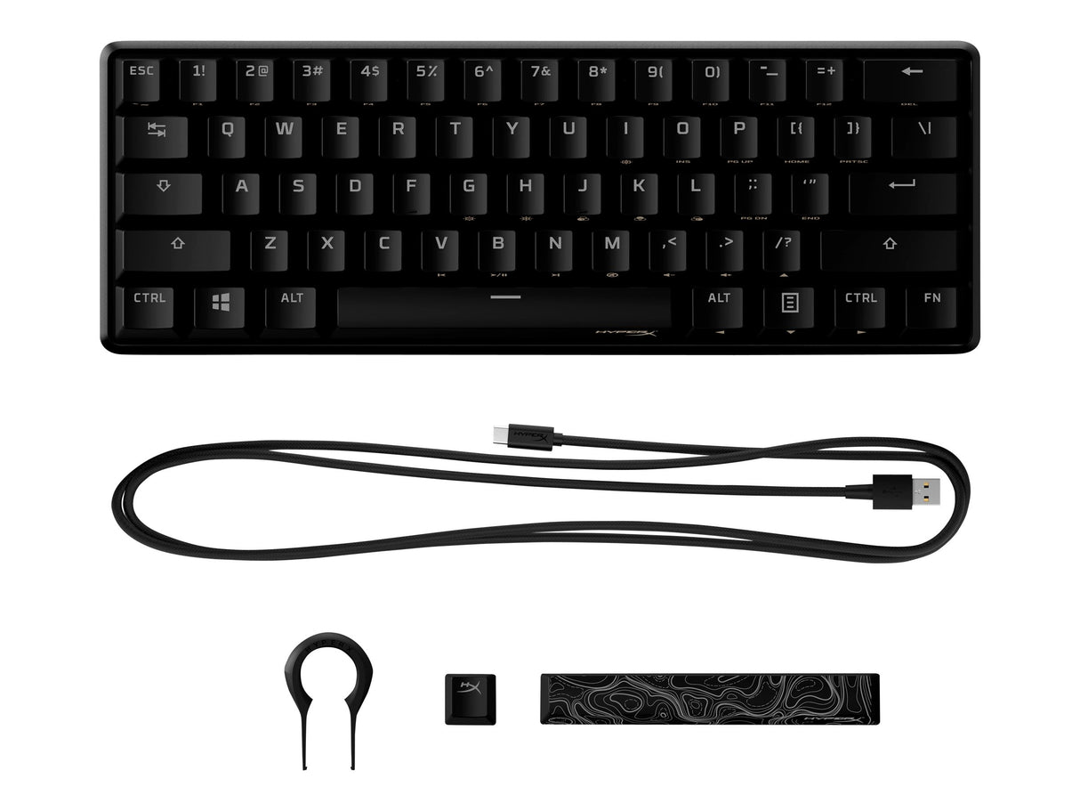 HyperX Alloy Origins 60 Tastatur Mekanisk RGB Kabling USA Kingston Technology