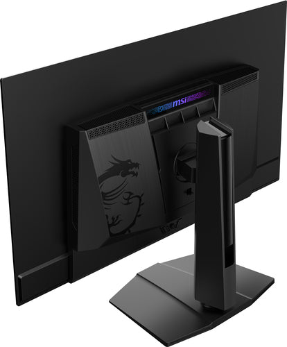 MSI MPG 321URX QD-OLED – 31,5″ gamingskærm, 3840 × 2160, 240 Hz – bagside fra en anden vinkel