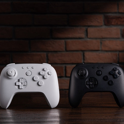 8BitDo 64 Bluetooth – retro-controller, hvid – Hvid og sort variant som illustration