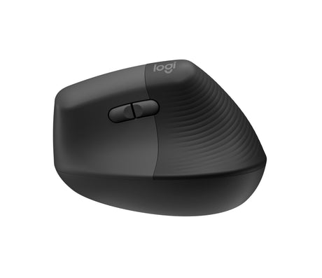 Logitech - Lift Right Vertical Ergonomic Mouse, Graphite/Black