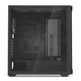 Sharkoon AK4W RGB Strip Black Mesh Front Tempered Glass ARGB Strip 4x 120mm Fans USB-C BTF ATX Gaming PC Case Sharkoon