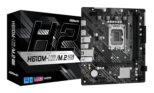 ASRock H610M-H2/M.2 D5 bundkort - produktbillede 1