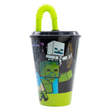 Minecraft Kop Med Sugerør - 430 ML