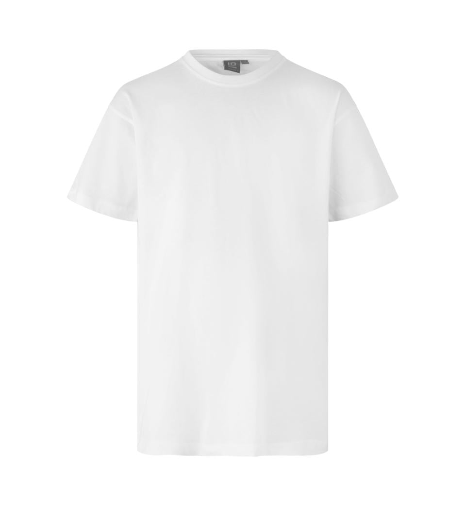 Plain T-Shirt - Hvid Geekd