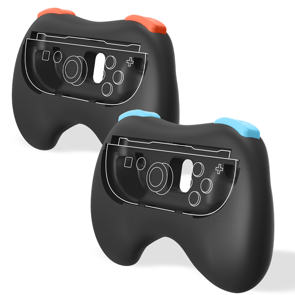 Freaks and Geeks Joy-Con 2-greb – 2 stk., sort
