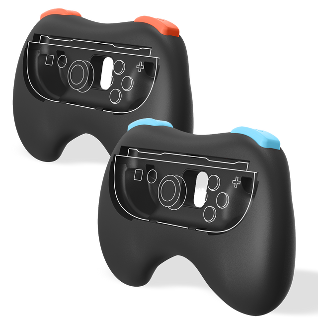 Freaks and Geeks Joy-Con 2-greb – 2 stk., sort