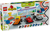 LEGO 10445 DUPLO F1 Team Racing Cars with Racers LEGO