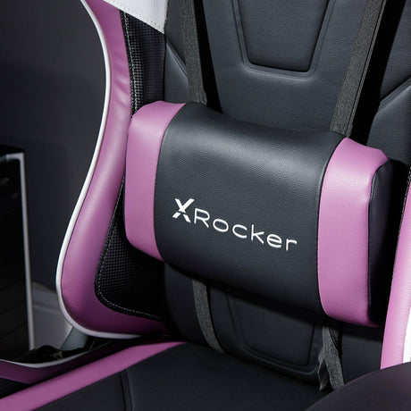 X Rocker PURPLE Agility Sport Esport Gaming Chair X-Rocker