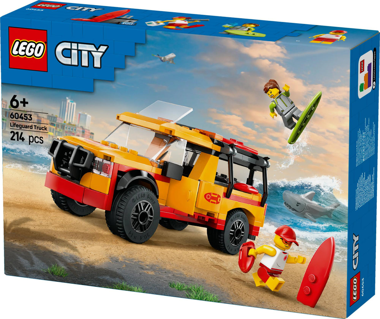 LEGO 60453 City Lifeguard Emergency Vehicle, Construction Toy LEGO