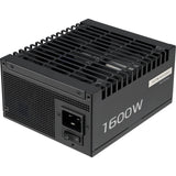 ASUS Pro WS 1600W Platinum – sort strømforsyning set skråt ovenfra