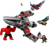 LEGO 76292 Marvel Super Heroes Captain America vs. Red Hulk Showdown LEGO