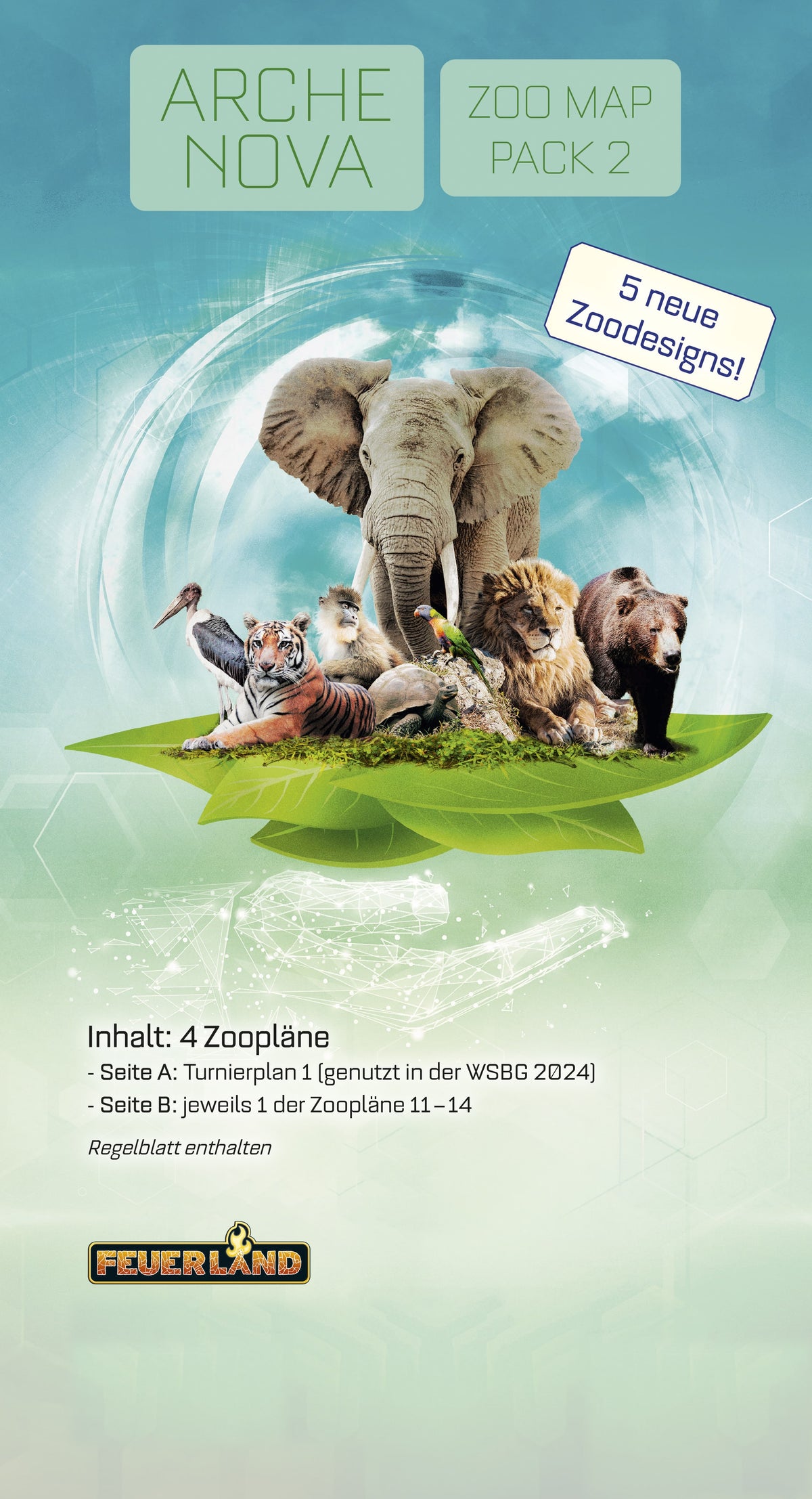 Arche Nova: Zoo Map Pack 2 – Tysk spilæske