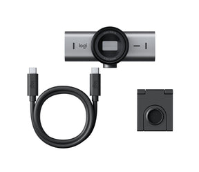 Logitech - MX Brio Ultra HD 4K Collaboration and Streaming Webcam - Graphite Logitech