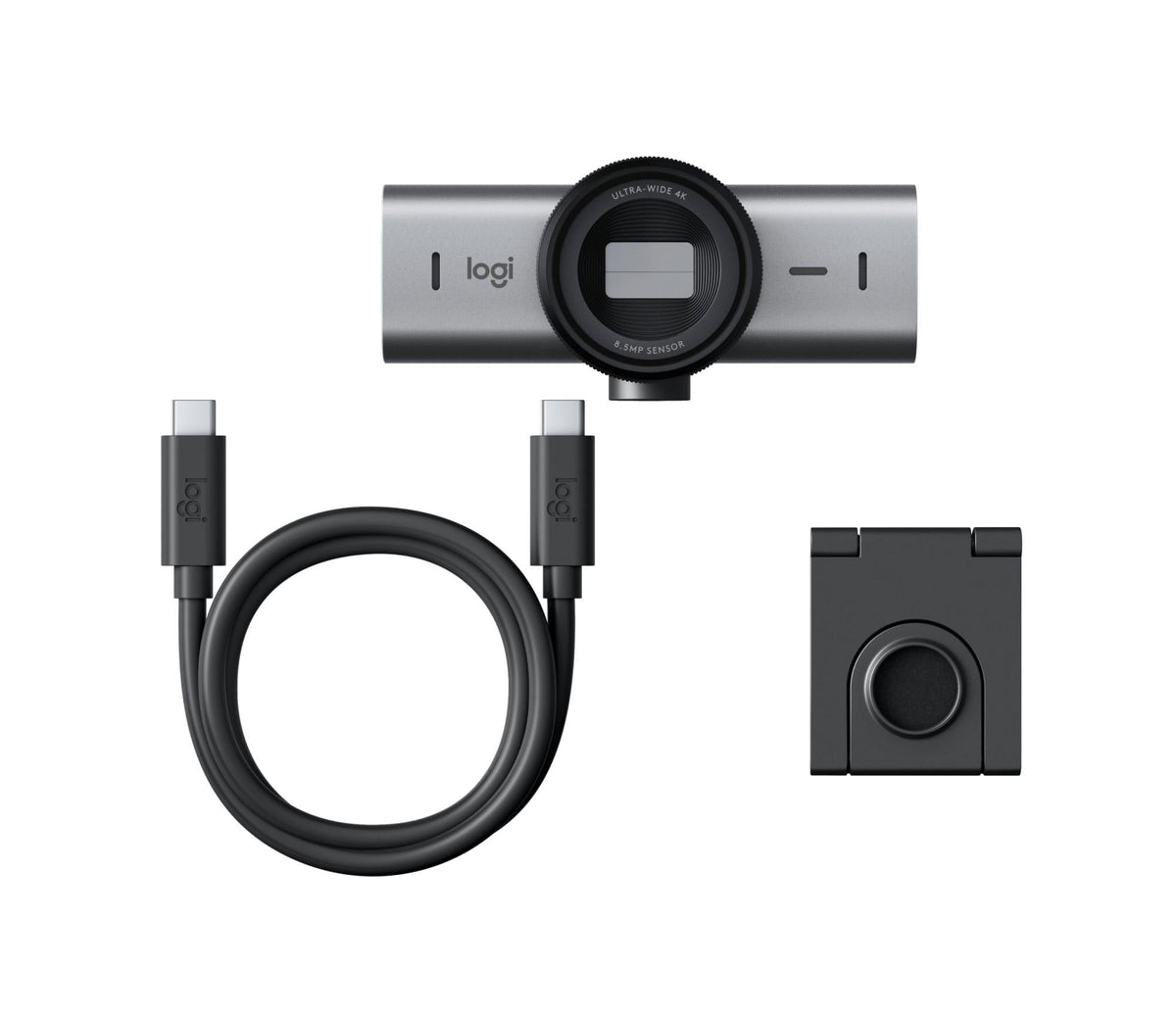 Logitech - MX Brio Ultra HD 4K Collaboration and Streaming Webcam - Graphite Logitech