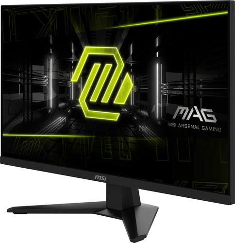 MSI MAG 274QF – 27″ WQHD Rapid IPS-gamingskærm, 180 Hz – forside set skråt fra højre