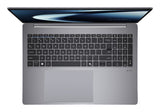 ASUS ExpertBook P5 G1 P5606CCA-MB0080 – taster og arbejdsflade set ovenfra (vinkel 2); tastaturlayout illustrativt