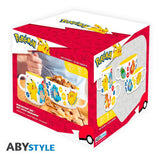 POKEMON - Breakfast Set Mug + Bowl - Pikachu & Kanto Starters Abysse