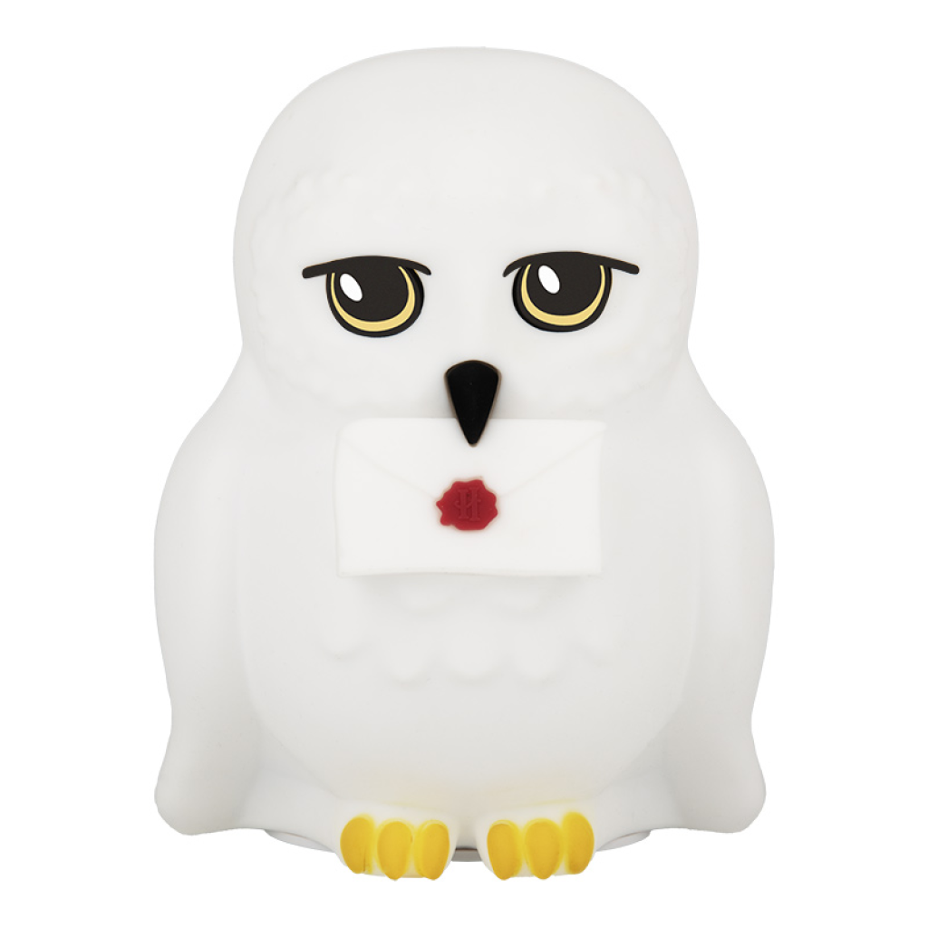 Paladone Harry Potter Hedwig – SquishyGlo silikonelampe – forfra