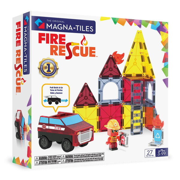 MAGNA-TILES Fire Rescue – Magnetisk byggesæt