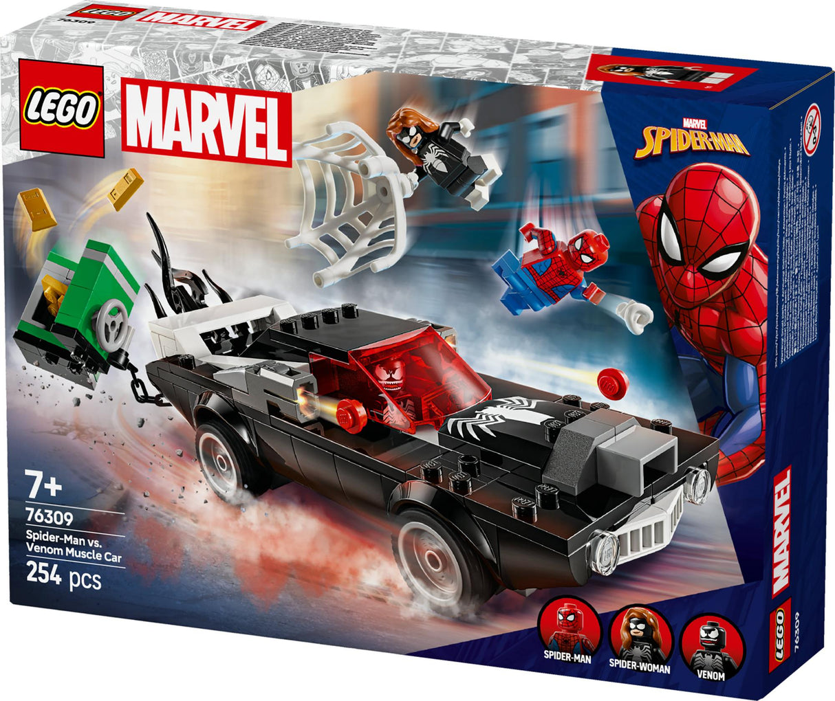 LEGO 76309 Marvel Super Heroes Spider-Man vs. Venom Muscle Car LEGO