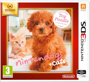 Nintendogs + Cats Toy Poodle Nintendo Selects Nintendo 3DS – Nintendo Selects-emballage til 3DS