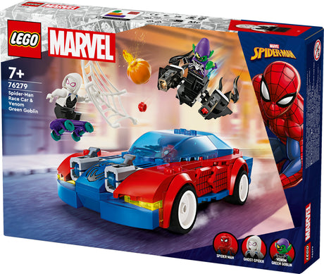 LEGO 76279 Marvel Super Heroes Spider-Man's Racing Car & Venom Green Goblin Construction Toy LEGO