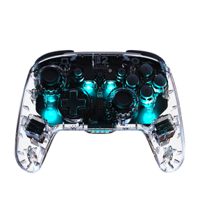 Turtle Beach Afterglow Clear Wireless – Switch-controller – Transparent trådløs controller med turkis lys