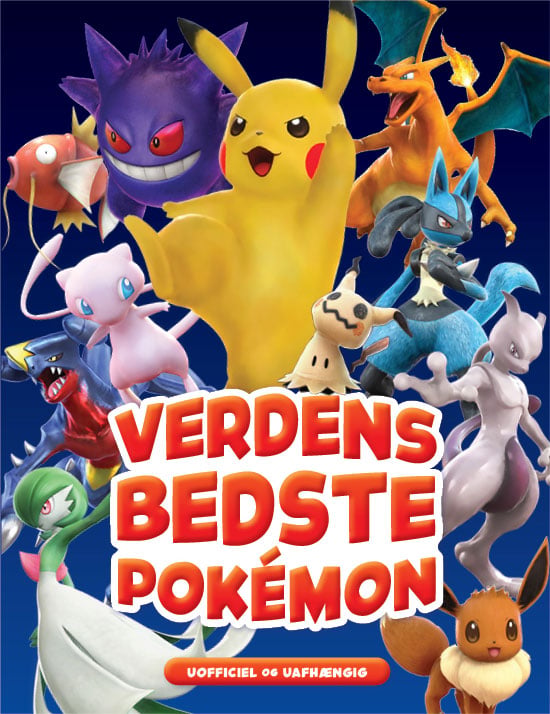 Verdens bedste Pokémon – forside på den danske indbundne bog