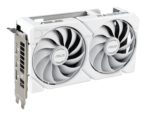 ASUS Radeon RX 9060 XT DUAL WHITE Edition 16GB – Hvid