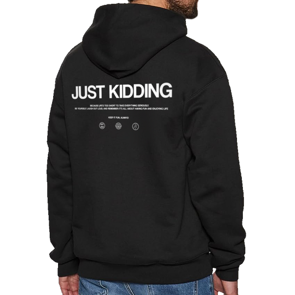 Bara skojar Hoodie - Svart