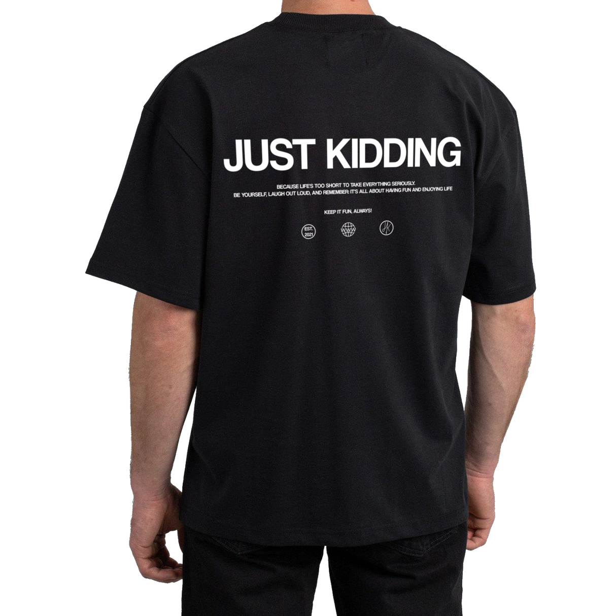 Just Kidding Tee - Sort JKFIFA