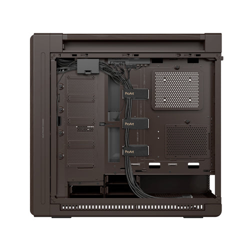 ASUS ProArt PA602 Wood Edition Retro Brown - Tempered Glass Panel – indvendig opbygning eller underside (vinkel 4)