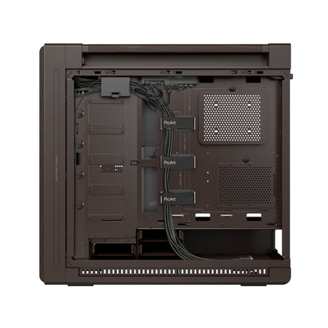 ASUS ProArt PA602 Wood Edition Retro Brown - Tempered Glass Panel – indvendig opbygning eller underside (vinkel 4)