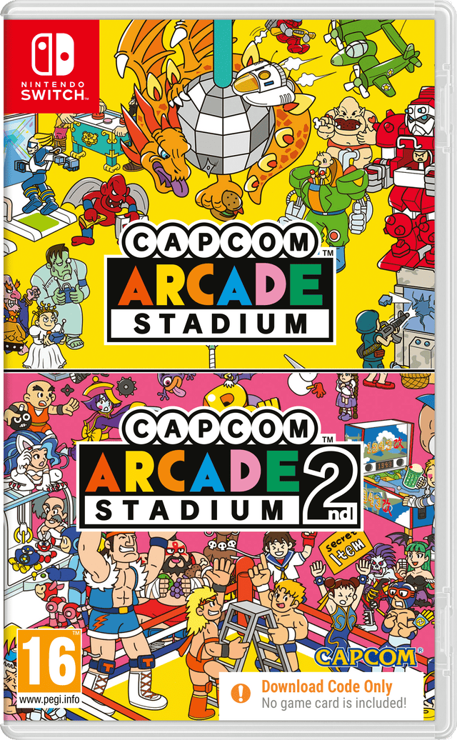 Capcom Arcade Stadium 1 and 2 (Code in a box) – emballage