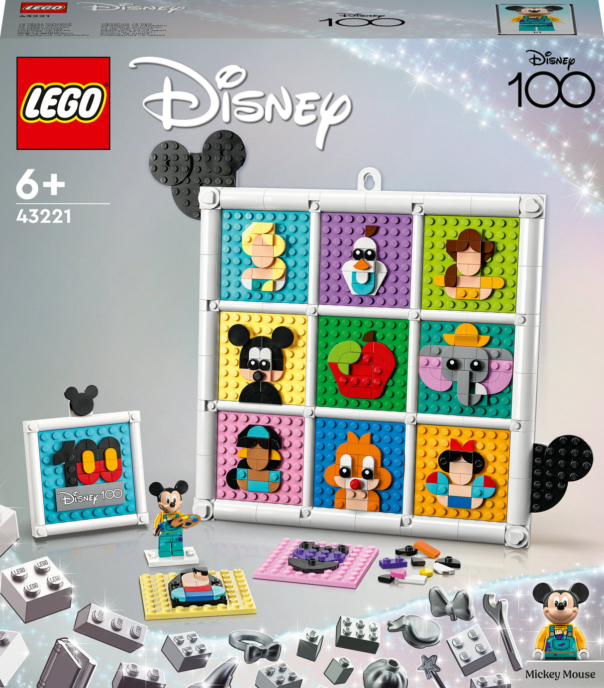 LEGO 43221 Disney 100 Years Disney Animated Icons Construction Toy LEGO