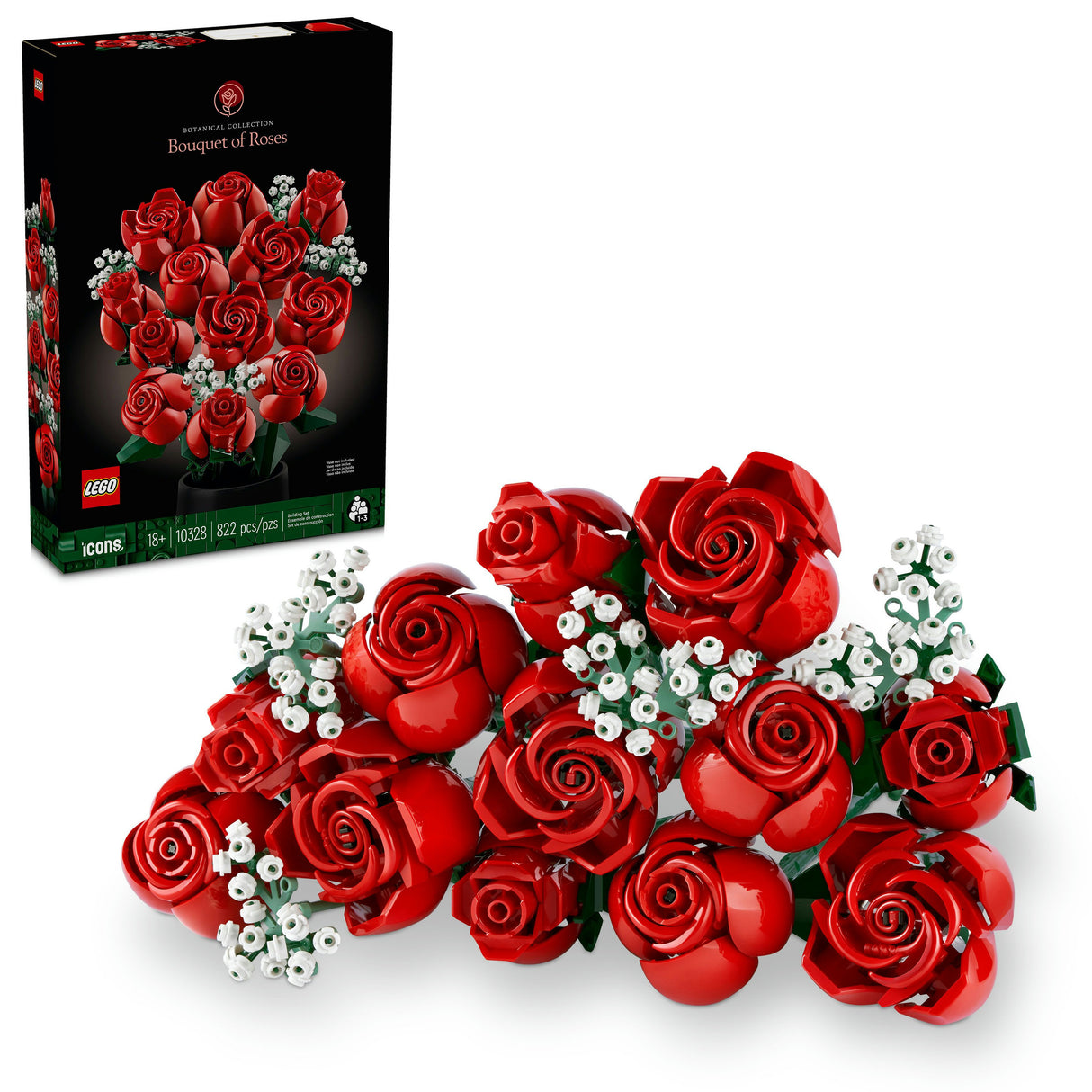 LEGO 10328 Icons Bouquet of Roses, construction toy LEGO