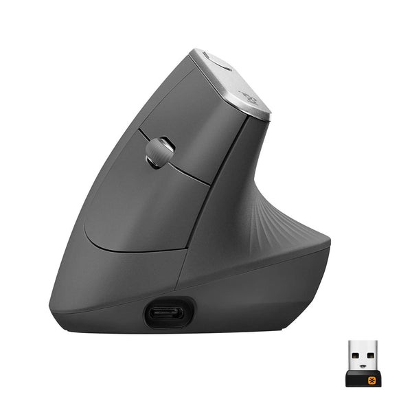 Logitech - MX Vertical Advanced Ergonomic Mouse Grafit