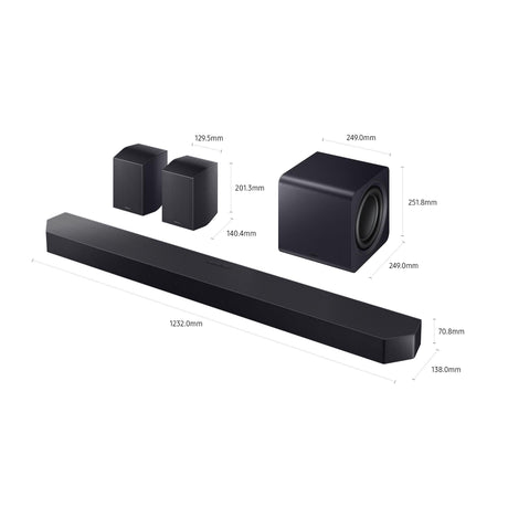 Soundbar Samsung HW-Q990F/EN 11.1.4 kan. 750W Bluetooth 5.3 Dolby Atmos Czarny Samsung