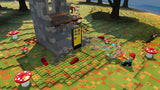 LEGO Worlds – spilscene med LEGO-bygning og landskab