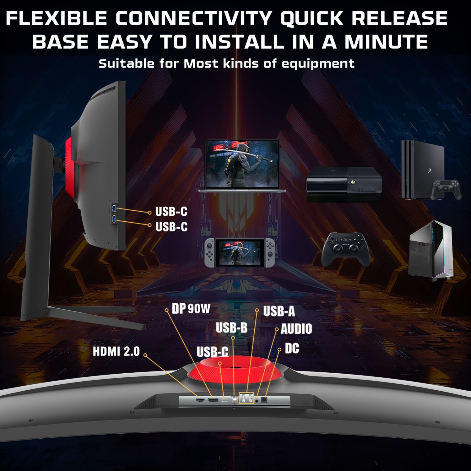 TWISTED MINDS CURVE GAMING MONITOR 49